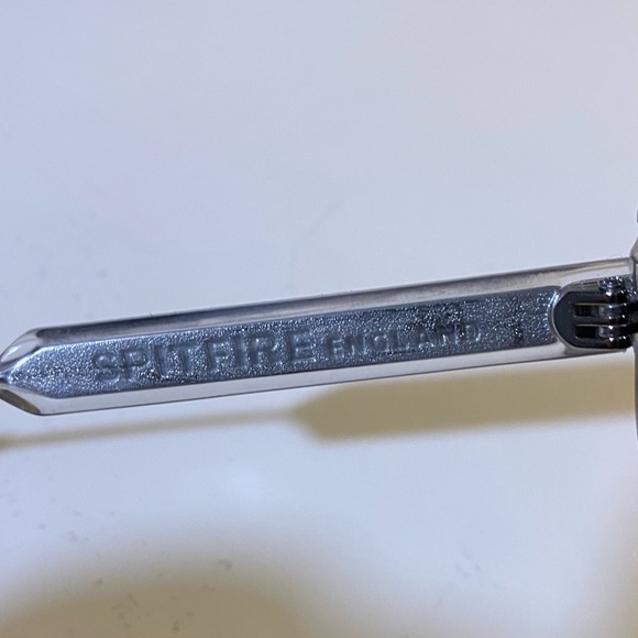 Spitfire Ultra1 Cat3 clear frame blue/green coated lenses NWT see pics - Picture 3 of 6